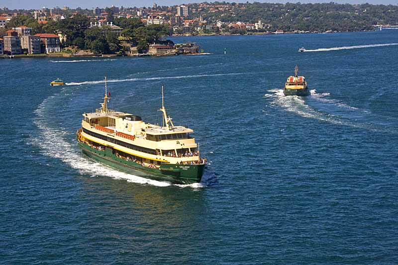 ferries in Sydney Harbour