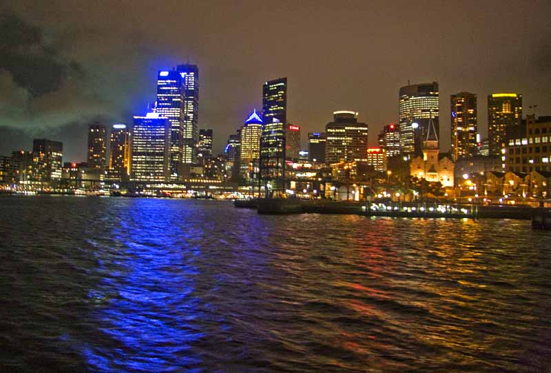 The City at Night from The Rocks