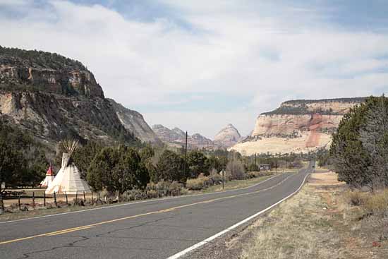 Eastern Entrance to Zion National Park