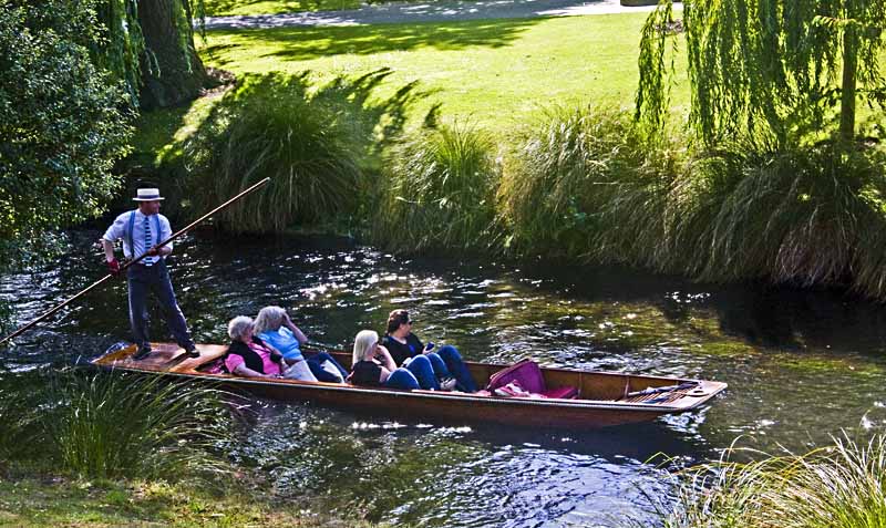 punting on River Avon