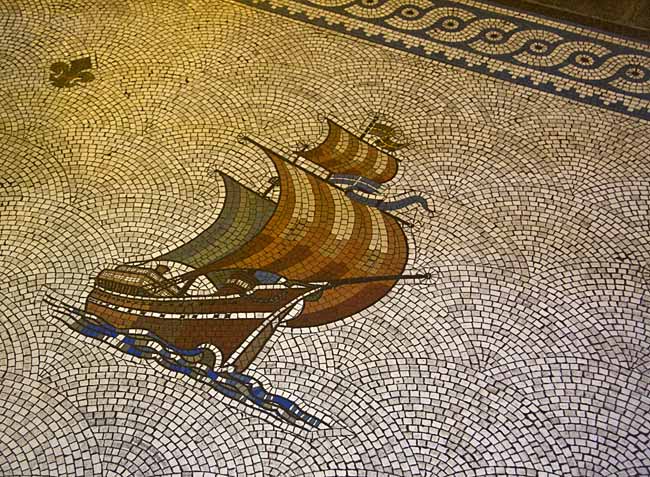 mosaic floor